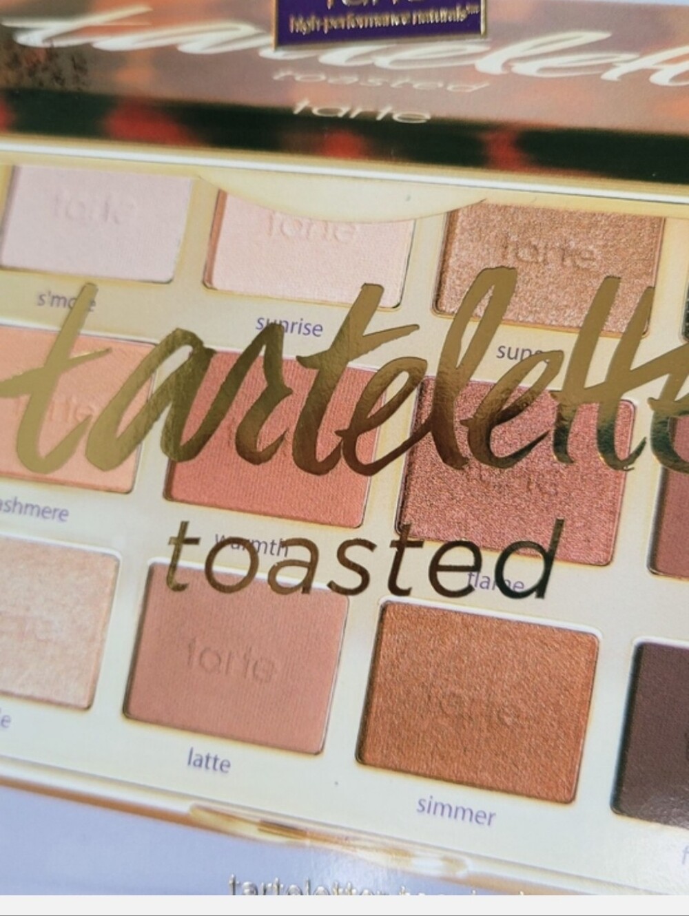 tarte Toasted Eyeshadow Palette - Peach, Gold, Bronze, Cream